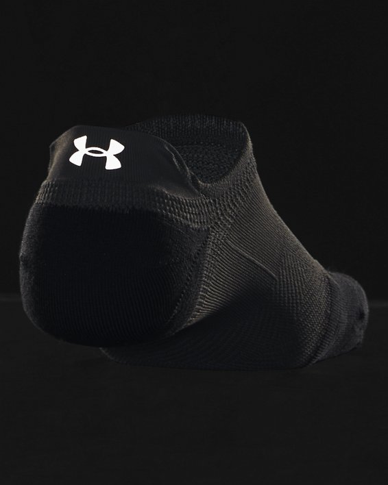 Unisex UA Iso-Chill ArmourDry™ No Show Tab Socks in Blue image number 1